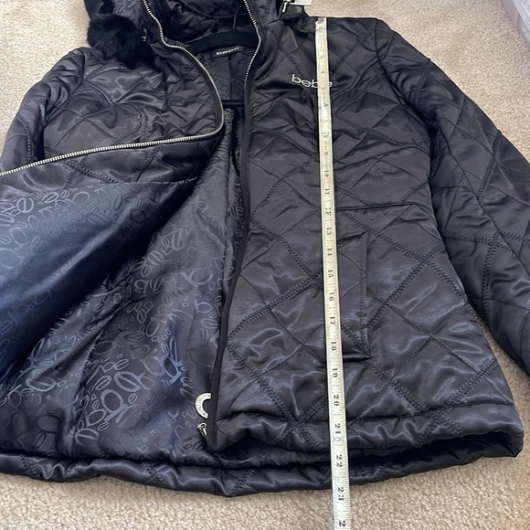 Bebe Puff Jacket wit fur lined hood. - Picture 11 of 12